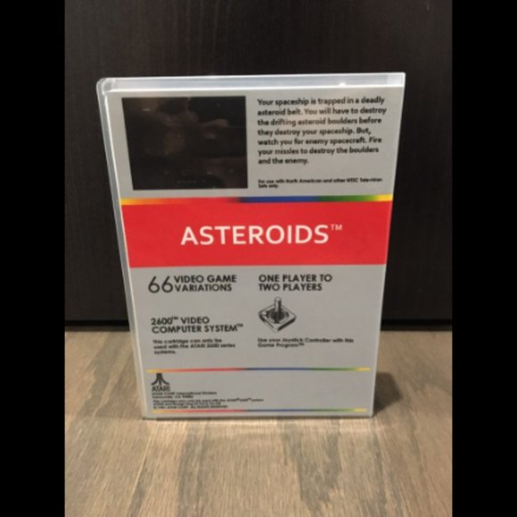 Atari 2600 Asteroids Game with Manual and Case - Picture 9 of 10
